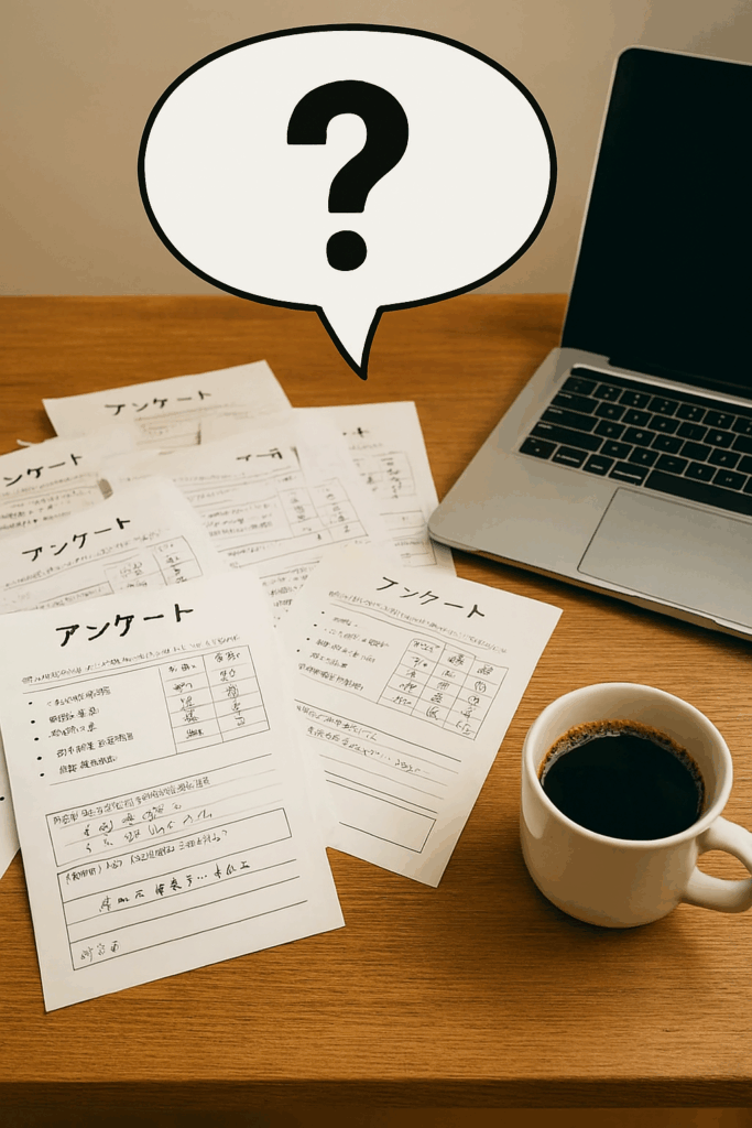 無駄なアンケート調査